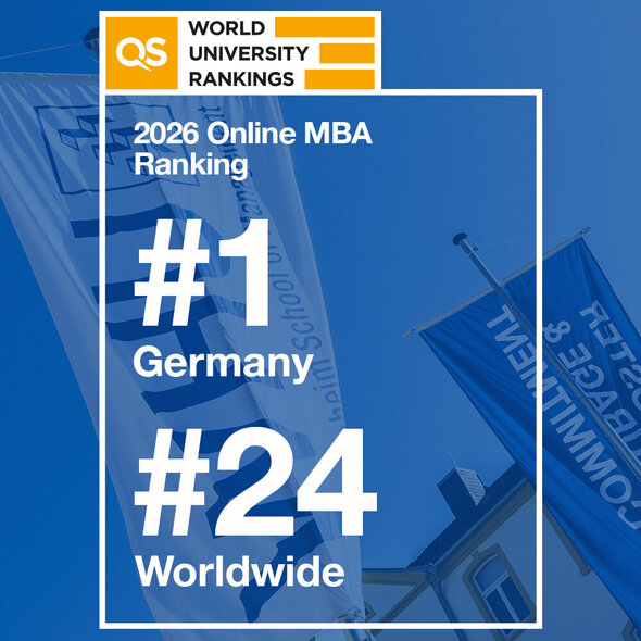 QS 2026 在线 MBA 排名：WHU 德国第 1、全球第 24