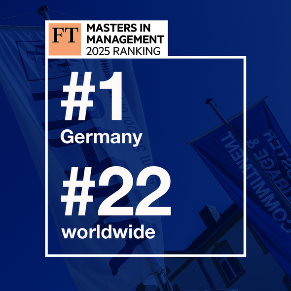 Financial Times 2025 管理学硕士排名：德国第1、全球第22